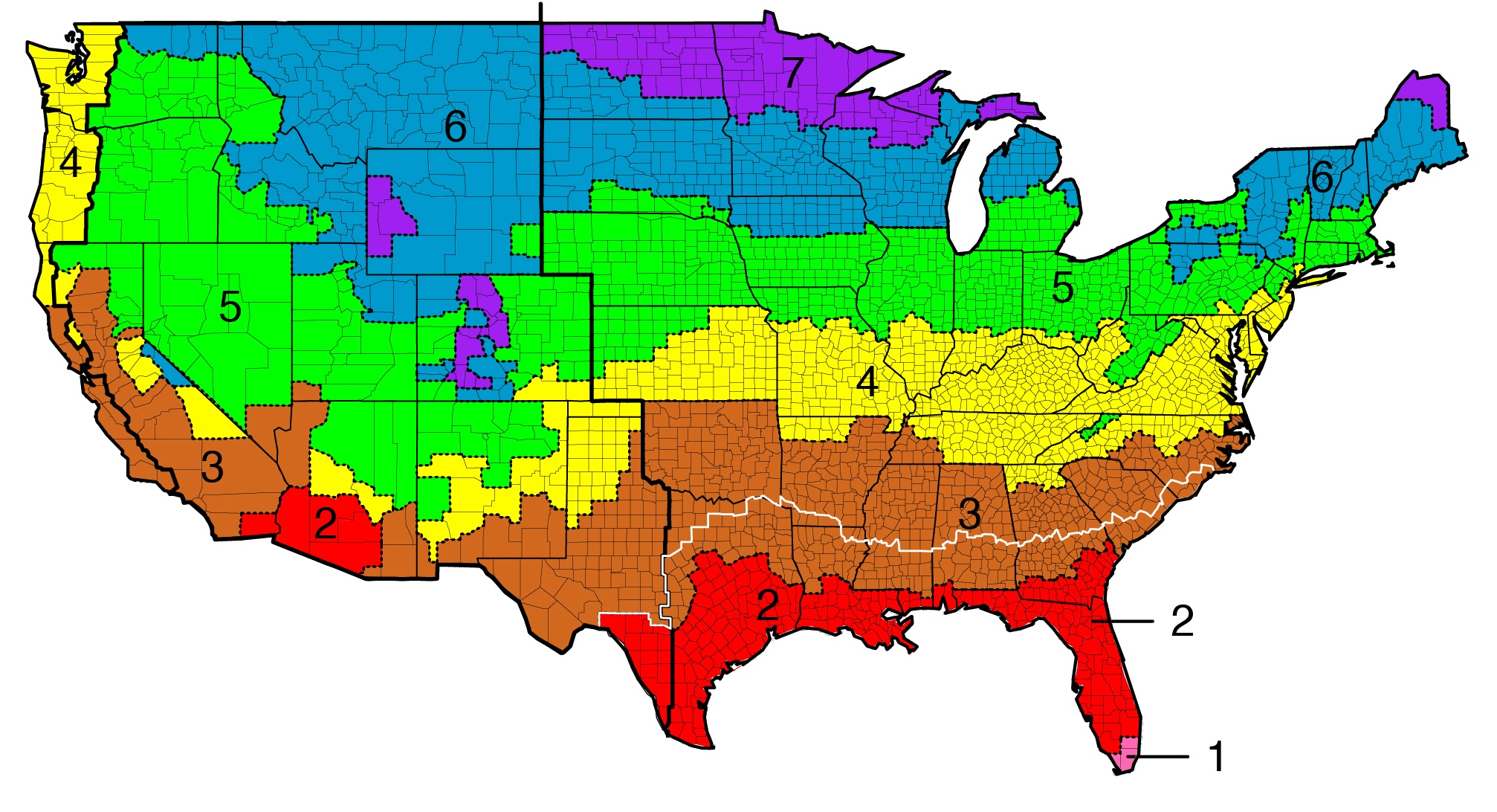 US Climate Zones